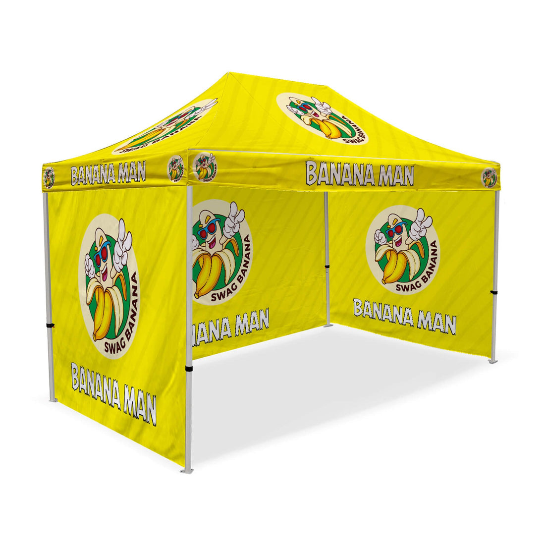 Party Canopy Tent | Yellow Canopy Tent | VEGAN STREET PARTY