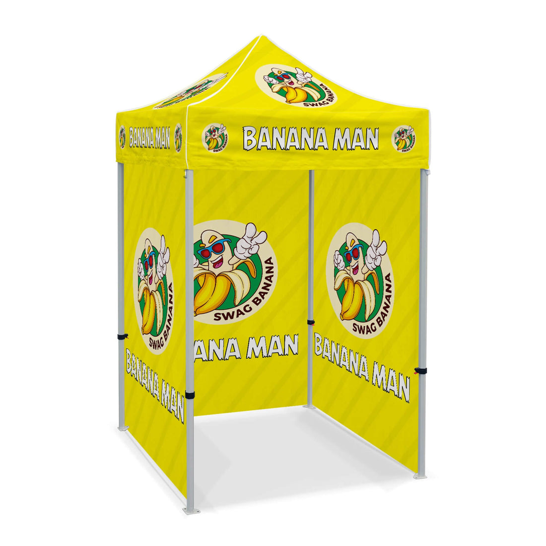 Party Canopy Tent | Yellow Canopy Tent | VEGAN STREET PARTY
