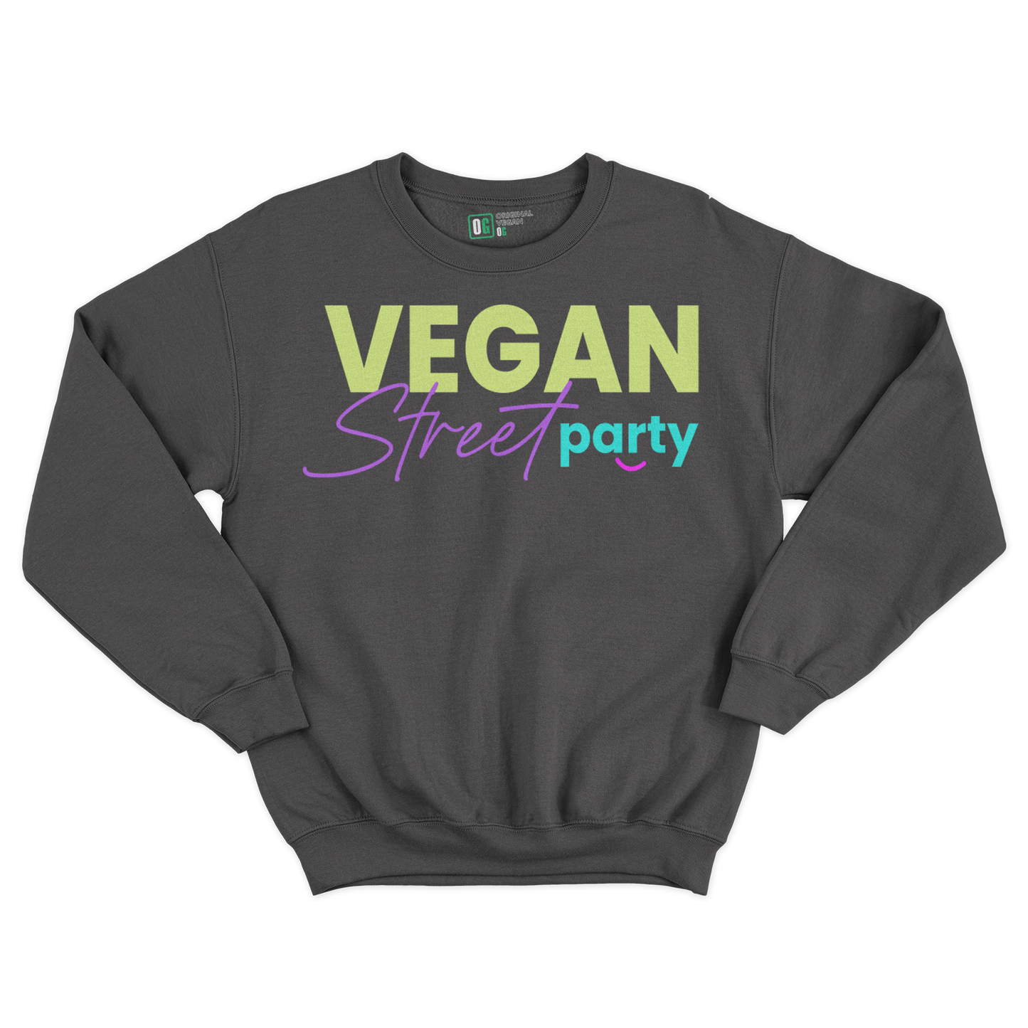 Men's Crewneck Sweatshirt | VSP Sweatshirt | VEGAN STREET PARTY