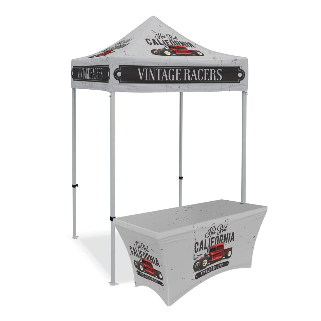 Custom Canopy Tent | Streel Frame Tent | VEGAN STREET PARTY