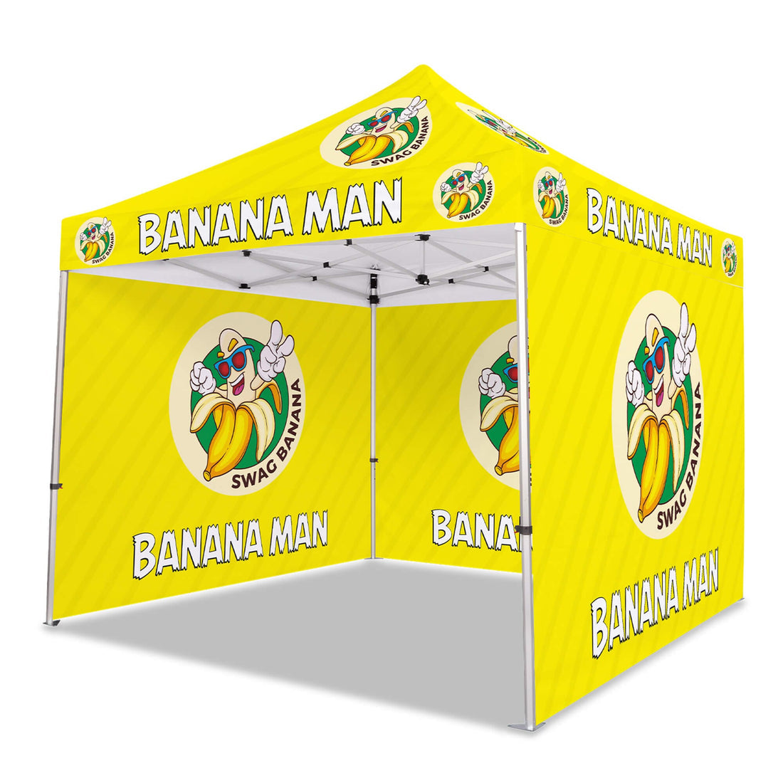 Party Canopy Tent | Yellow Canopy Tent | VEGAN STREET PARTY