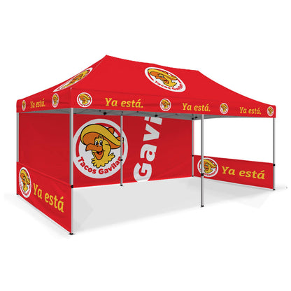 Waterproof Canopy Tent | Digital Print Tent | VEGAN STREET PARTY